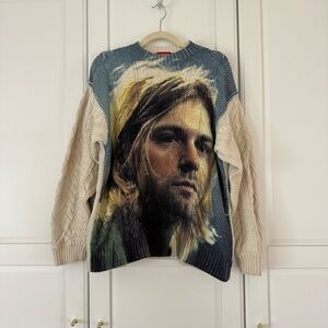 Surpreme Kurt cobain ss23 white jumper size M